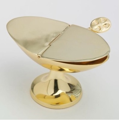 Brass Spoon Cross Engraved Church Supplies