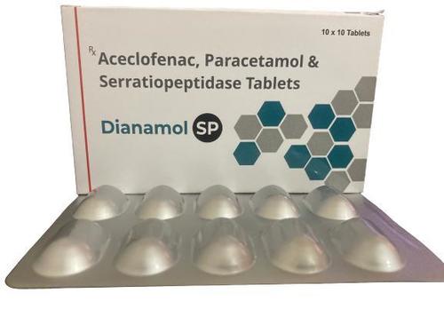 Aceclofenac, Paracetamol & Serratiopeptidase Tablet Specific Drug