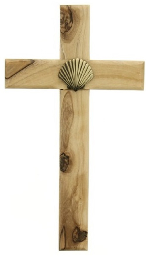 Brass Shining Cross With Cruicifix Church Supplies