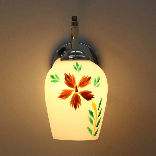 Designer Wall Light - Glass & Stainless Steel, Round Shape, Multicolor Cool White | Energy Saving, Modern Style, Wall Mountable
