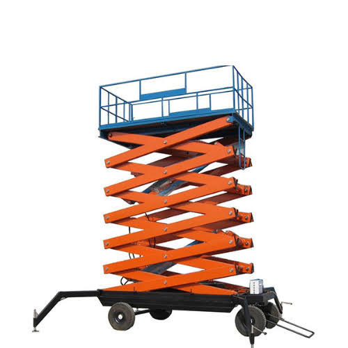 Hydraulic Scissor Lift - High-strength Steel, Max Lifting Height 6000 Mm, Platform Size 1500 X 900 Mm, Capacity 1000 Kg, 3-phase 380v Power | Push Button Control, Hydraulic Drive, Safety Emergency Stop