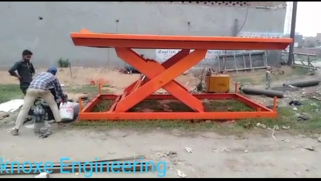 Hydraulic Scissor Lift - High-strength Steel, Max Lifting Height 6000 Mm, Platform Size 1500 X 900 Mm, Capacity 1000 Kg, 3-phase 380v Power | Push Button Control, Hydraulic Drive, Safety Emergency Stop