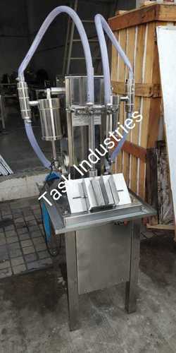 Toilet Cleaner Filling Machine - Stainless Steel 316 & 304 Parts, 100 ml to 1000 ml Fill Size | Semi-Automatic, 800 to 1500 Output/Hour, PLC Control, 0.5 HP Power Consumption