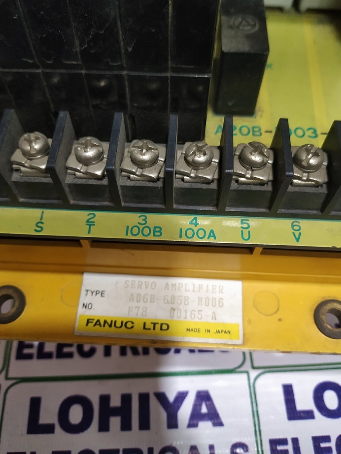 Fanuc A06b-6058-h006 Ac Digital Servo Drive