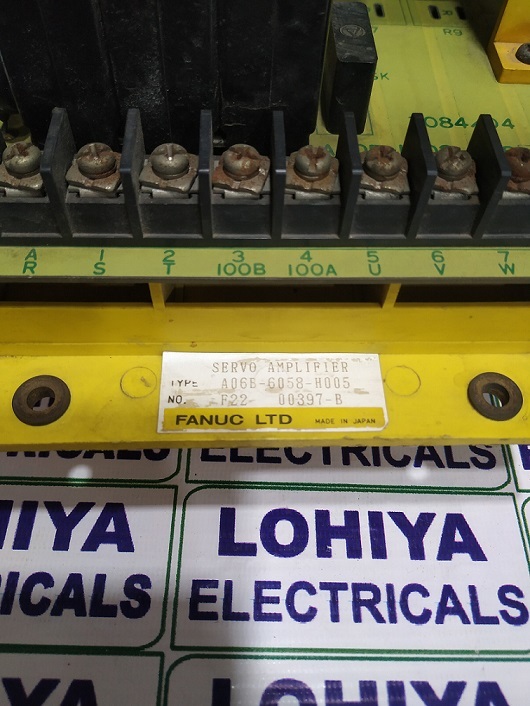 Fanuc A06b-6058-h005 Ac Digital Servo Drive