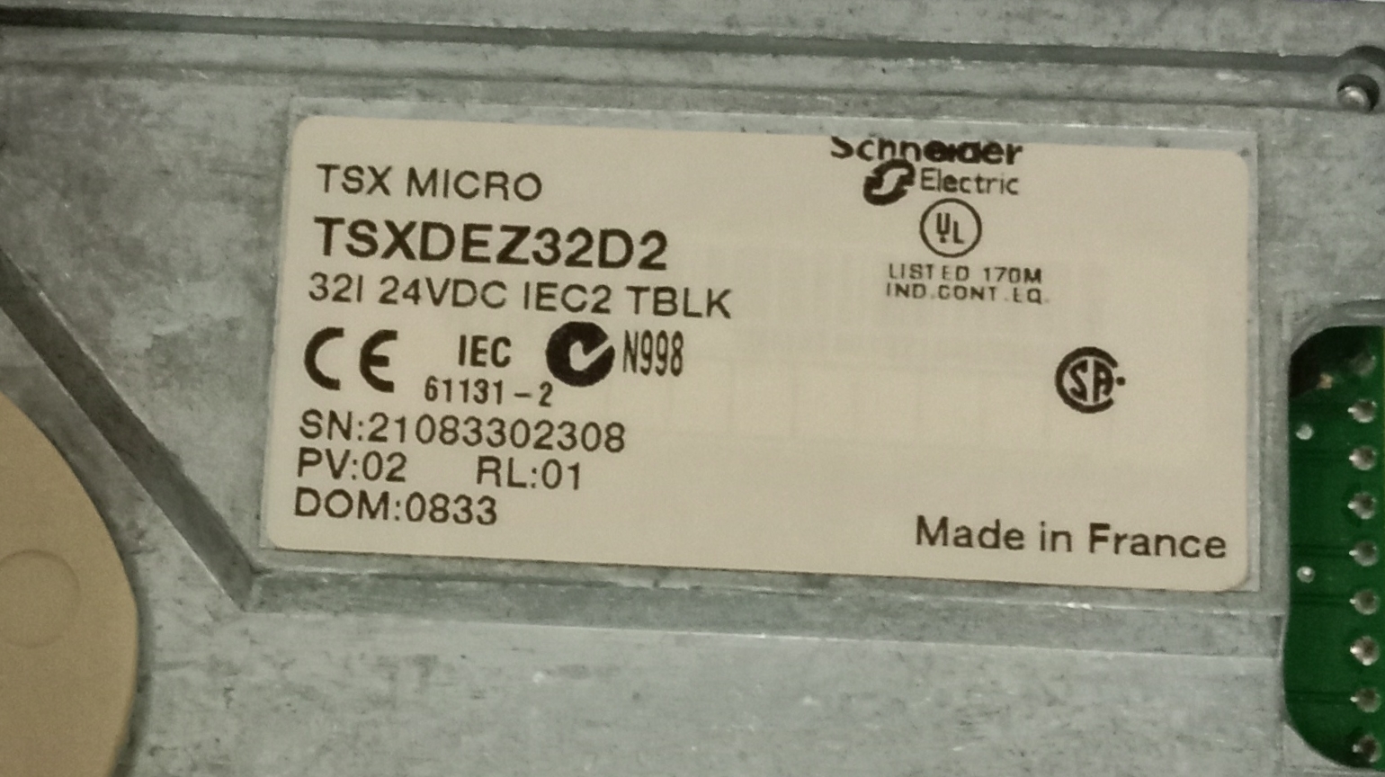 Schneider Digital Input Module Tsxdez32d2