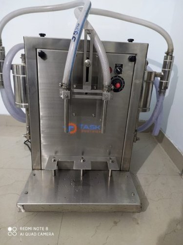 Semi Automatic Lubricant Oil Filling Machine - Stainless Steel, 28 x 37 x 30 inches, Silver | Simple Control, High Performance, Low Noise, High Efficiency