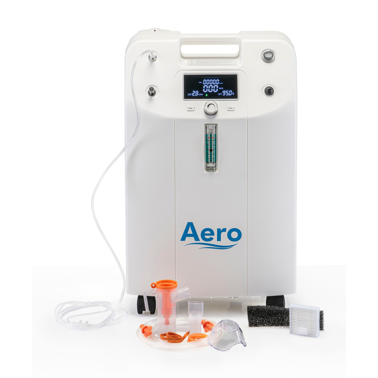 Oxygen Concentrator - High-purity Medical Grade | Portable, Adjustable Flow Rate, Lightweight Design
