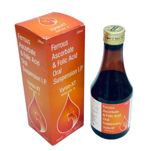  फेरस एस्कॉर्बेट 30mg और फोलिक एसिड 550mcg सस्पेंशन 
