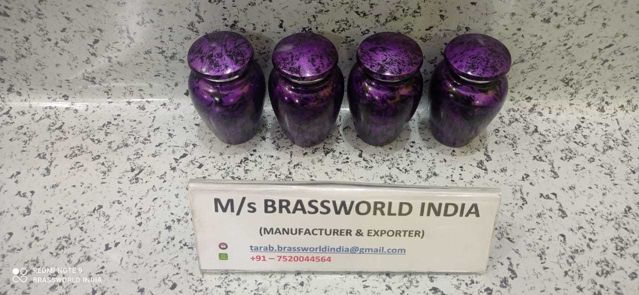 Aluminium Black And Silver Keepsake Cremation Urn Funeral Supplies