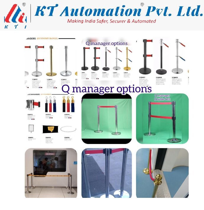 Red And Blue Que Manager Silver