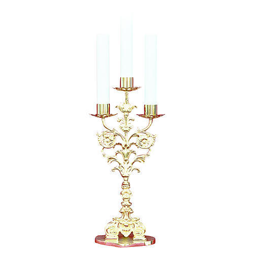 Altar Cruicifix With Candle Holder Set Of Seven Church Supplies