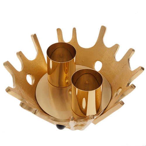 Six Candle Holder With Matching Altar Cross Church Supplies