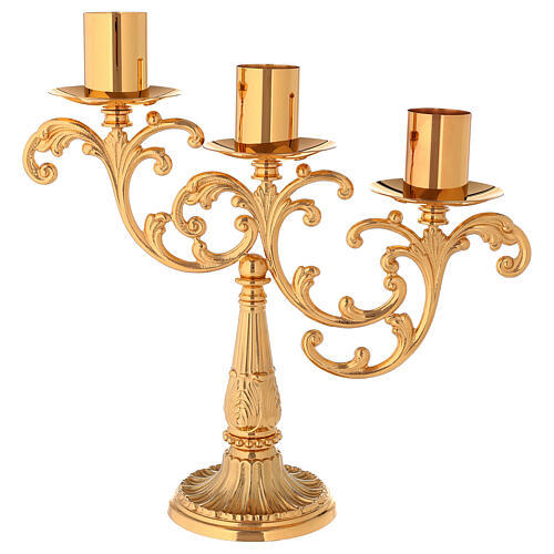 Large Silver Candle Holder Church Supplies