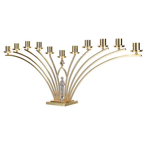 Large Silver Candle Holder Church Supplies
