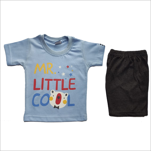 Light Blue T-Shirt And Shorts Age Group: Kids