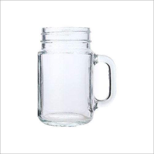 Mason Handle Glass Jar