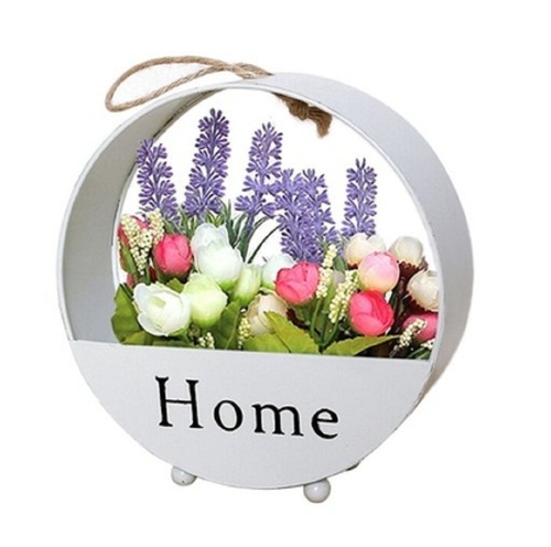 कॉस्ट्यूमियर कलर मेटल डेकोर हैंगिंग प्लांटर पॉट