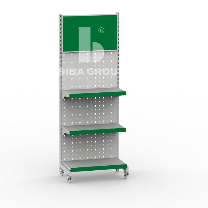 Hot Selling Supermarket Equipment Shelving Trolley - Steel, 2000x750x450mm | Powder Coated Finish, Modern Design, 0.8mm Thickness