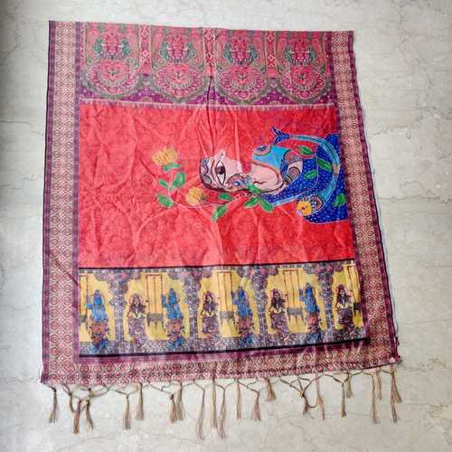 चंदेरी पर हर डिजिटल प्रिंटेड दुपट्टा