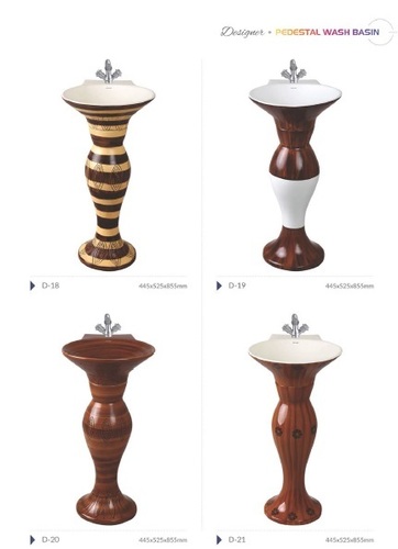 D PEDESTAL WASH BASIN