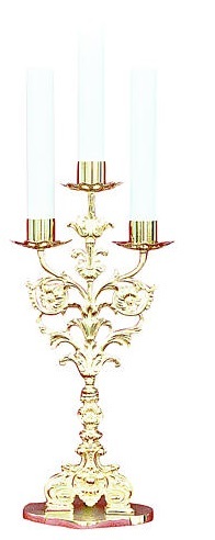 Brass Five Arm Candelabra Stand By Brassworld India Church Supplies