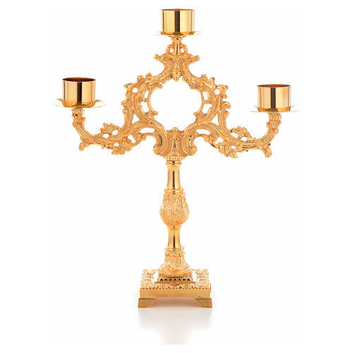 Brass Altar Candle Holder High Quality Stand Church Supplies