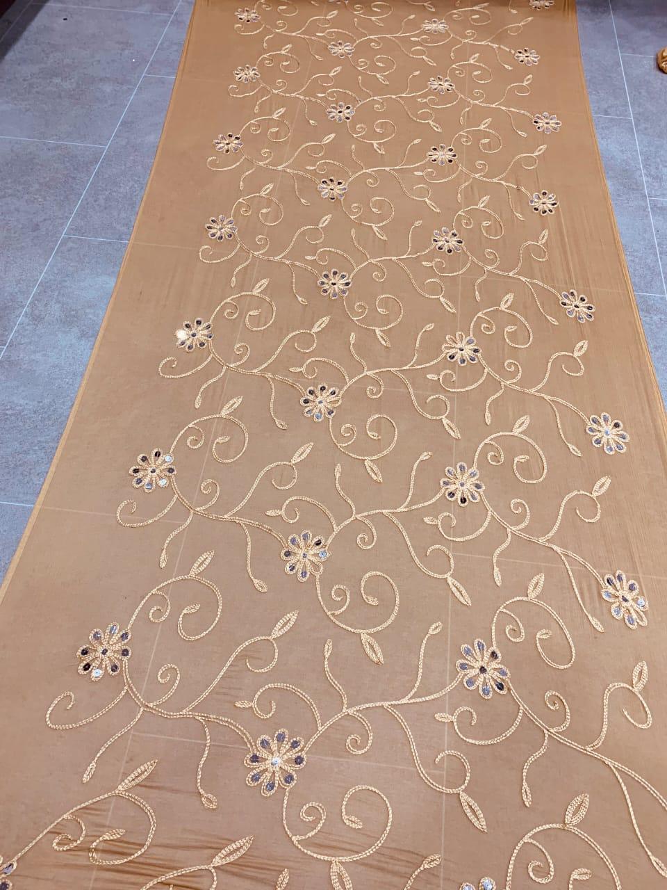 Customised Colors Are Available Nazmin Chiffon Garba Dupattas