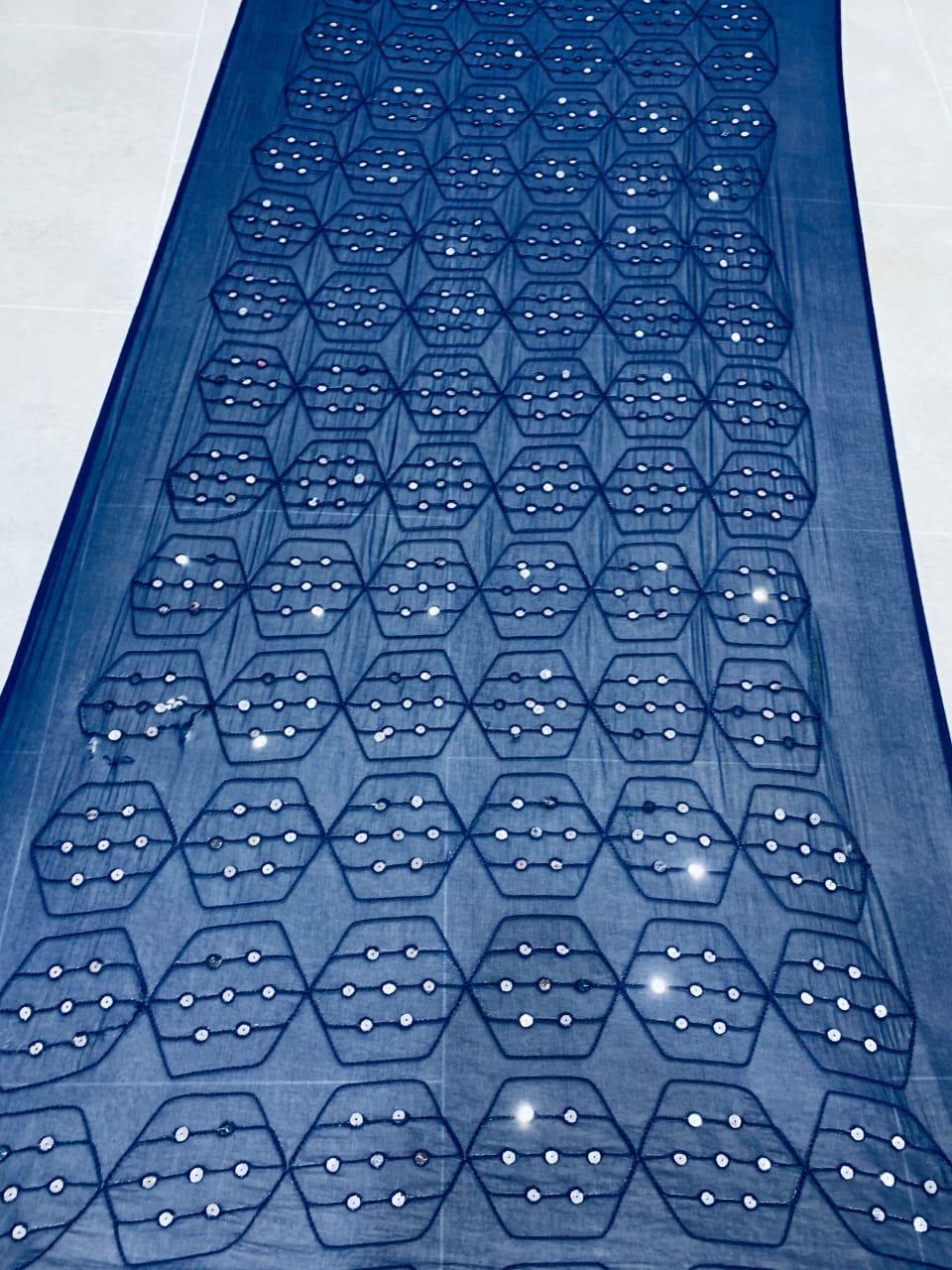 Customised Colors Are Available Nazmin Chiffon Garba Dupattas