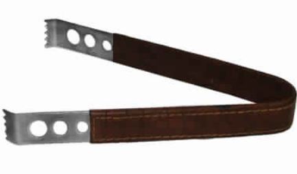 स्टेनलेस स्टील चमड़ा बर्फ टोंग