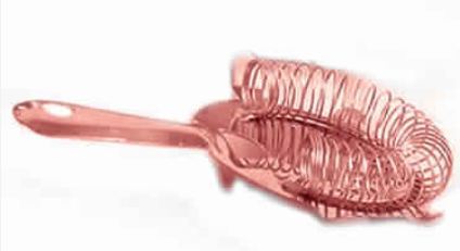 Plain Polished Pure Copper Bar Strainer