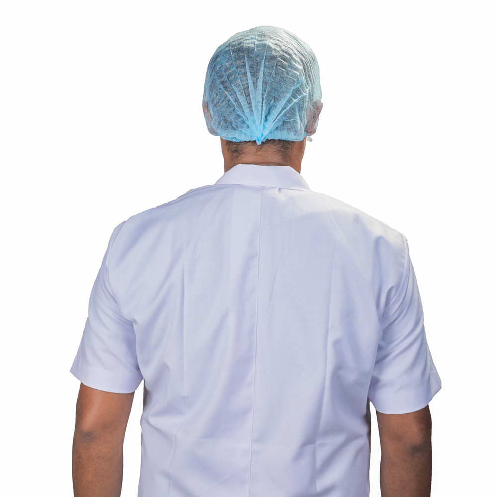 Buffant Cap Disposable - Non Woven 18 Inch | Soft Elastic, Waterproof, Available Thickness 8gsm To 15gsm, Compatible With Females, Hospital & Commercial Use