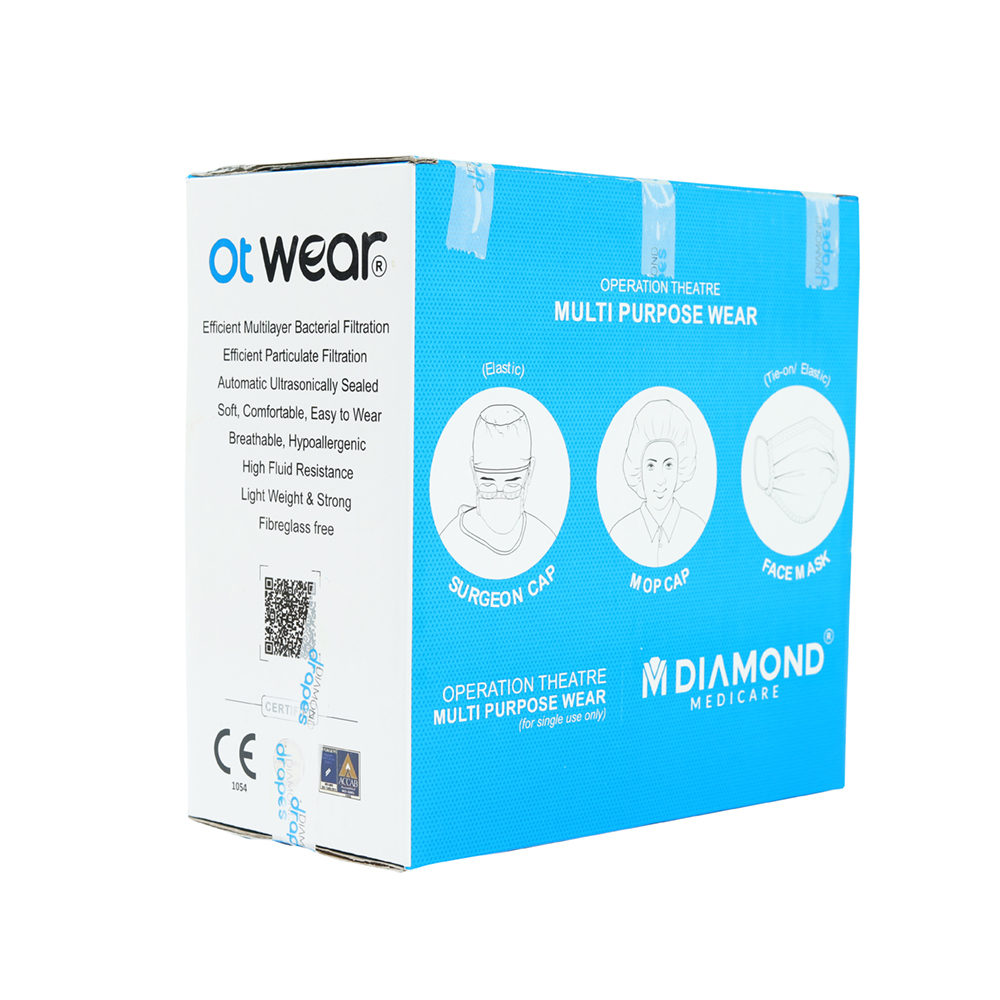 Buffant Cap Disposable - Non Woven 18 Inch | Soft Elastic, Waterproof, Available Thickness 8gsm To 15gsm, Compatible With Females, Hospital & Commercial Use