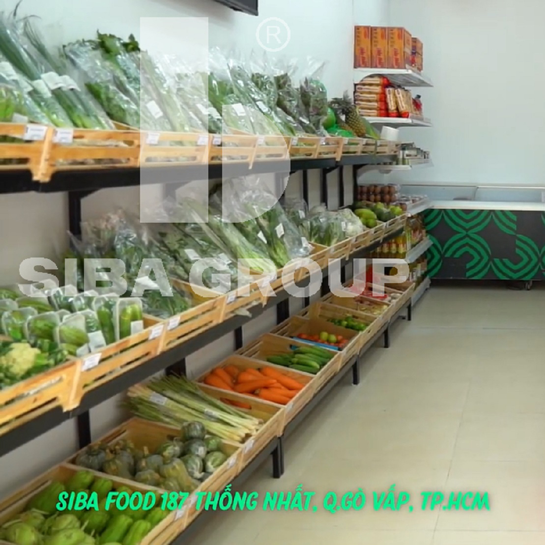Powder Coating Vietnam Factory Direct Sales Good Quality Fruit Vegetable Display Stand Fruits And Vegetable Display