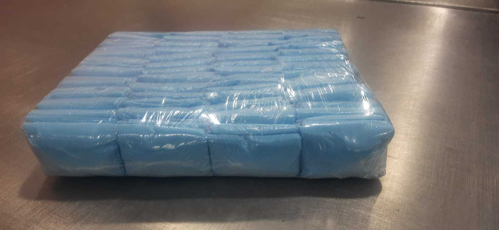 Green Disposable Shoe Cover Poly Medium