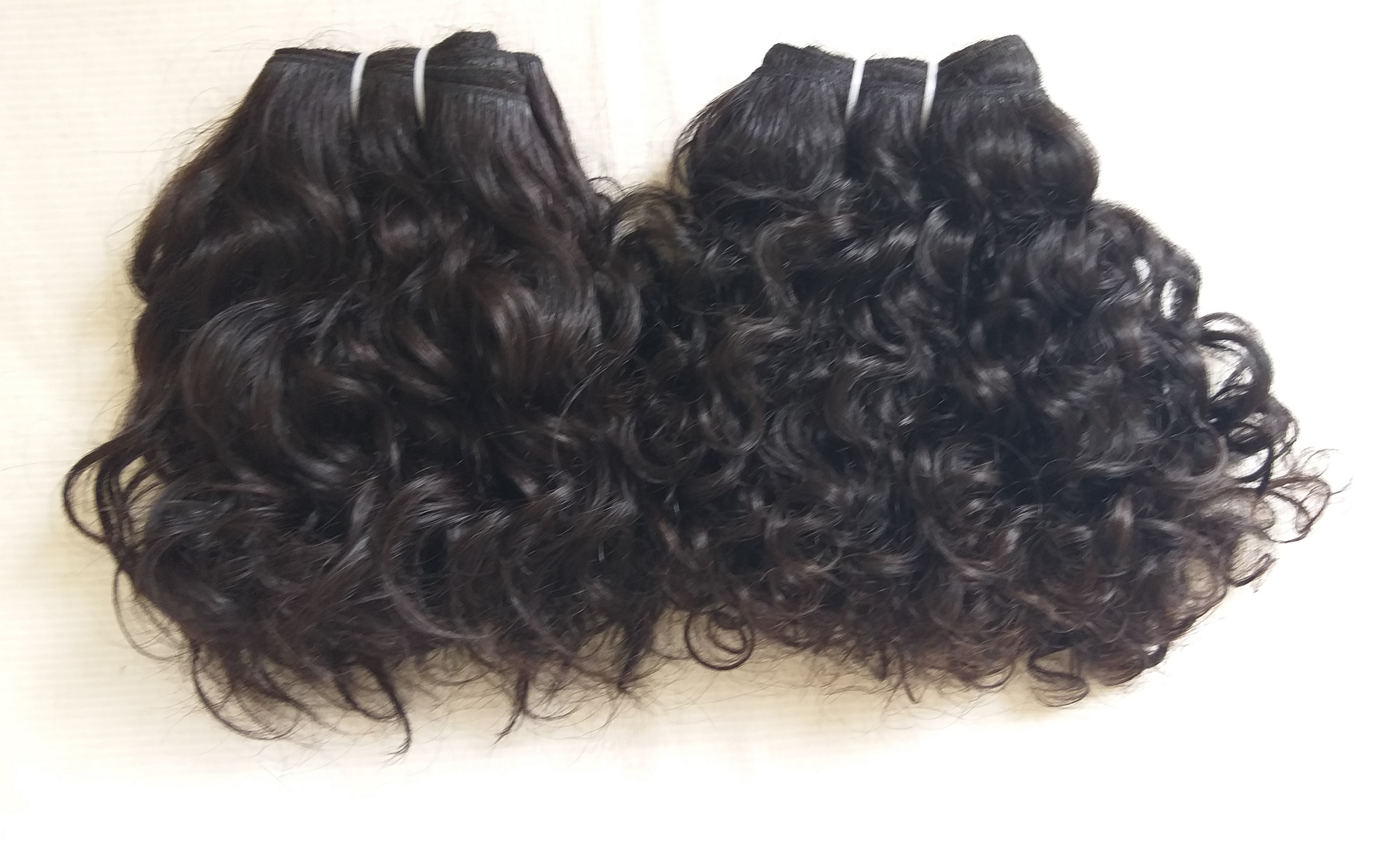 Natural Indian Curly Front Lace Human Hair Wig - Length: Available 10-24 Inch (In)