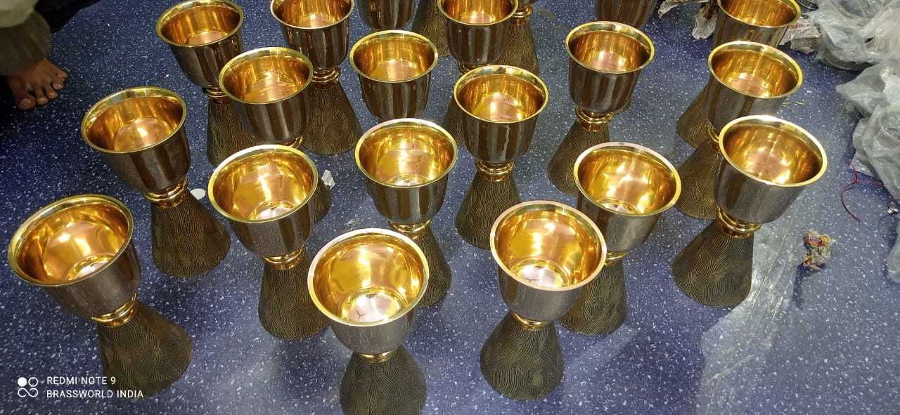 Brass Matching Chalice And Ciborium Church Supplies