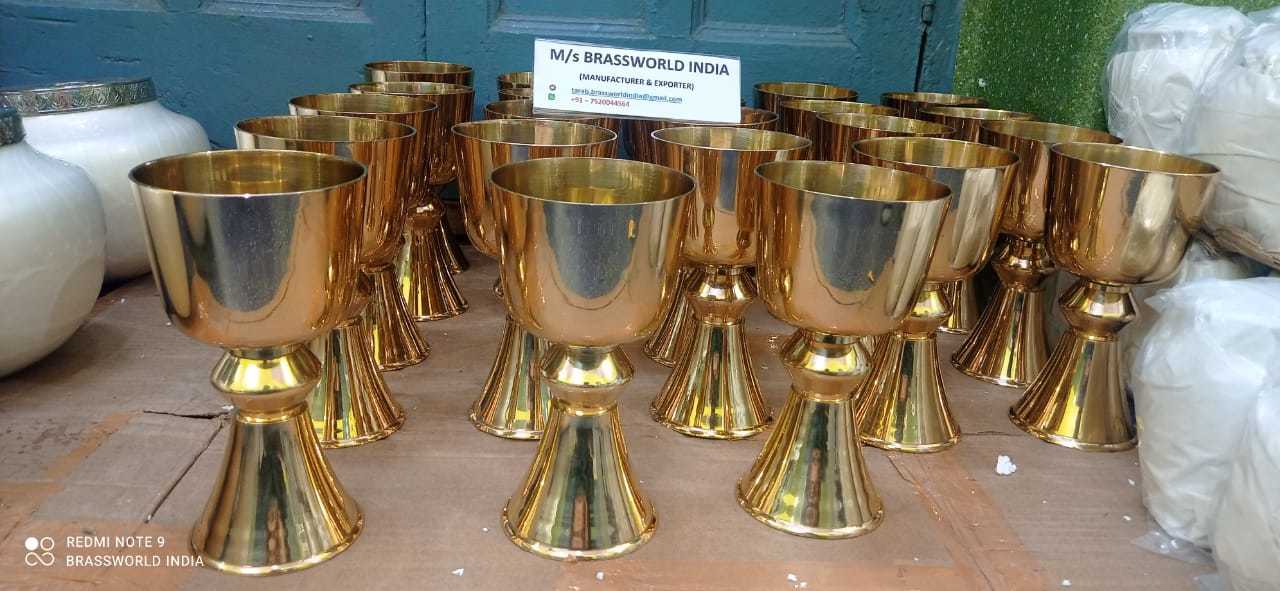 Brass Matching Chalice And Ciborium Church Supplies