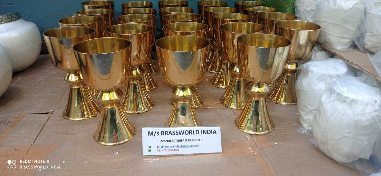 Brass Matching Chalice And Ciborium Church Supplies