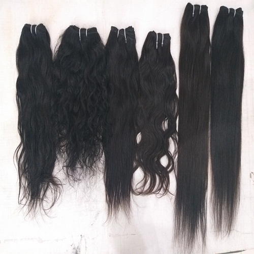 Raw Hair Unprocessed Wavy Human Hair Weaves Application: Profesional
