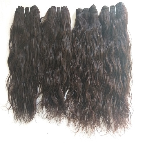 Raw Hair Unprocessed Wavy Human Hair Weaves Application: Profesional