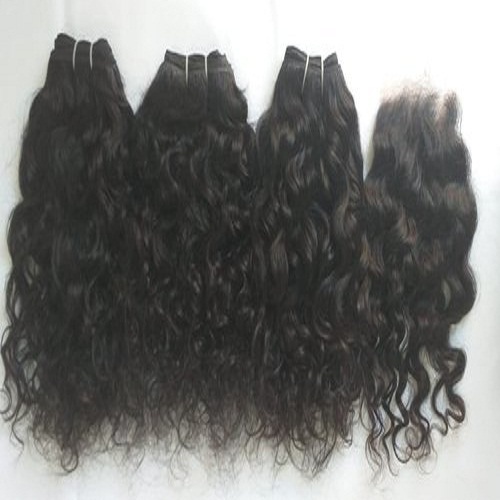 Raw Hair Unprocessed Wavy Human Hair Weaves Application: Profesional