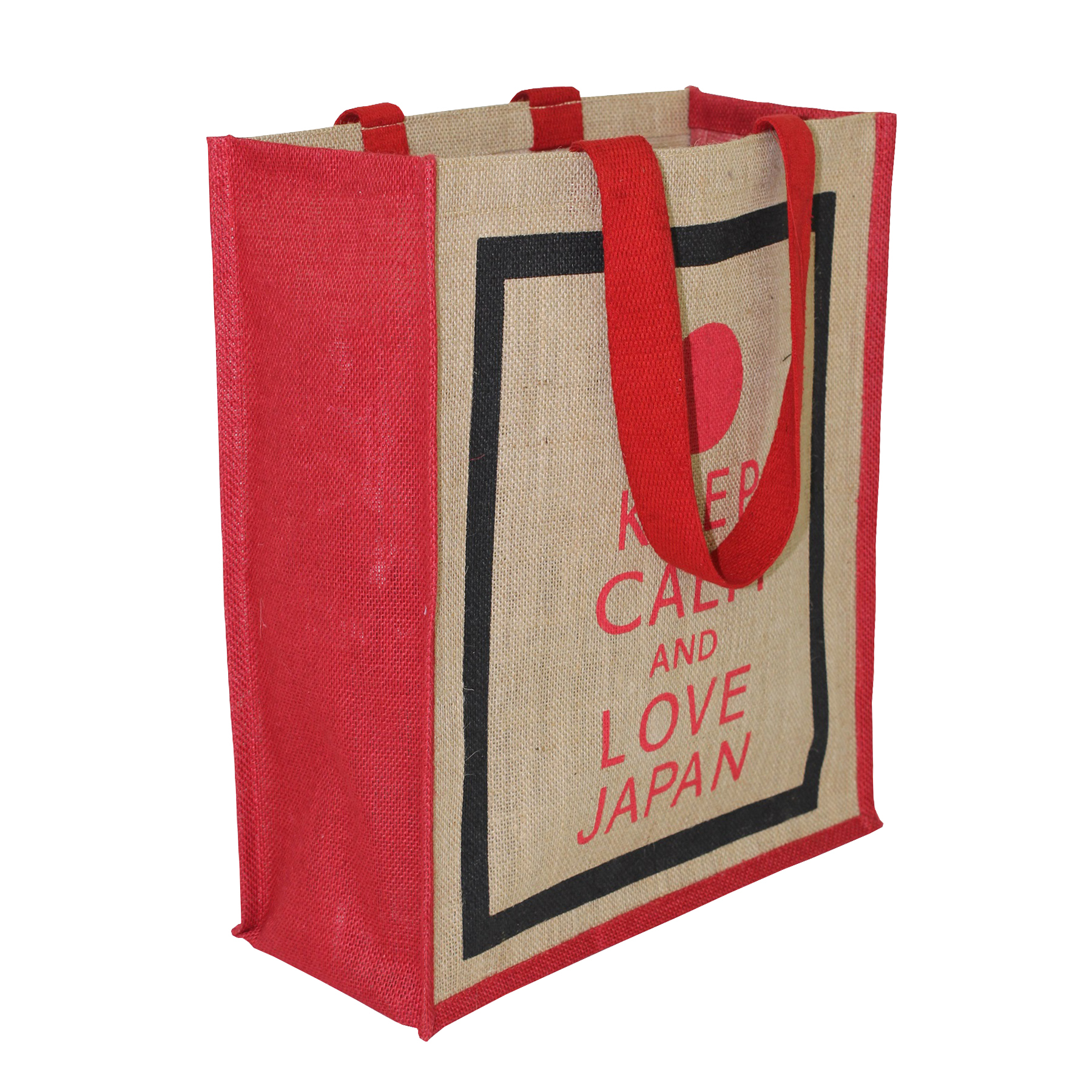 Available In All Color Pp Laminated Natural Jute Tote Bag With Web Handle