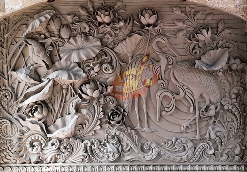 आवश्यकता के अनुसार सीमेंट वॉल म्यूरल