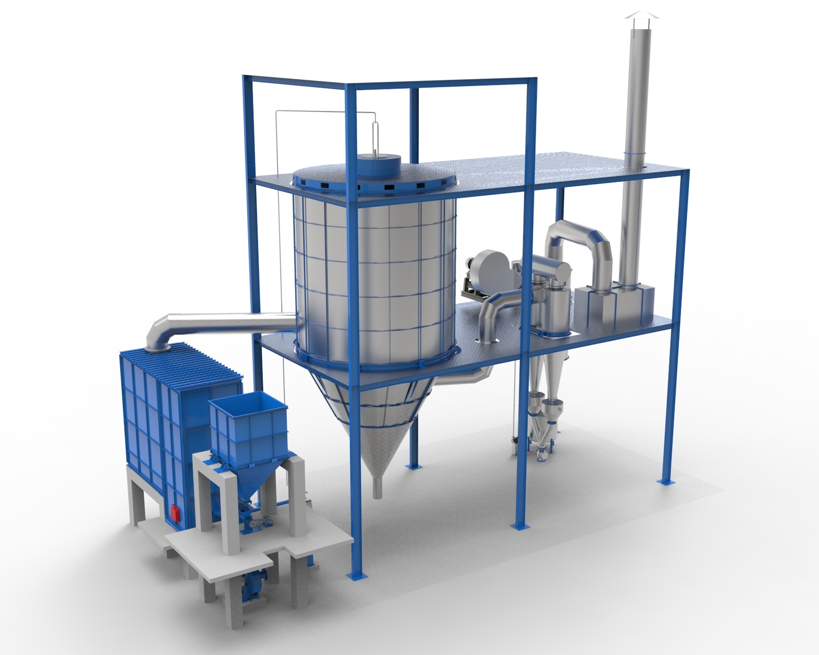 Stainless Steel Effluent Spray Dryer