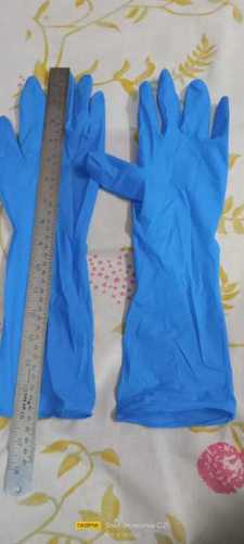 Elbow length nitrile gloves