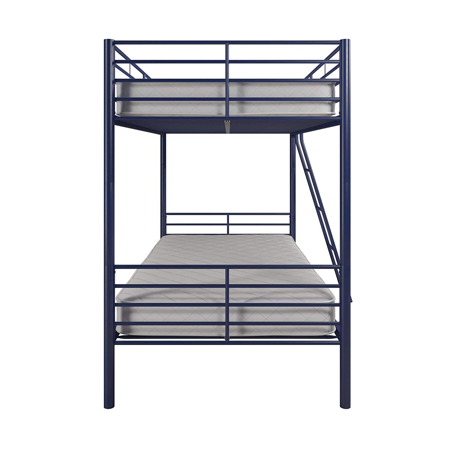 Mild Steel Bunk Bed With Ladder In Blue Carpenter Assembly
