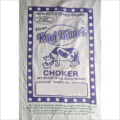 White 50 Kg Printed Pp Woven Bags