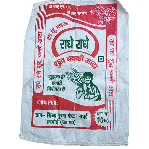 White Customized Printed Pp Woven Bags