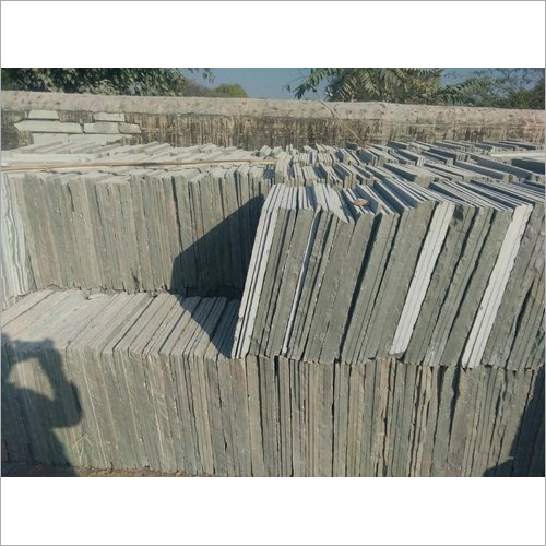 Diamond Cut Kota Stone Slab - Natural Kota Stone Various Sizes Available Grey Color | Robust Structure Unbreakable Properties High Durability